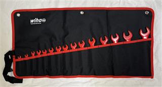 WIHA 15 PIECE INSULATED OPEN END WRENCH SET - METRIC